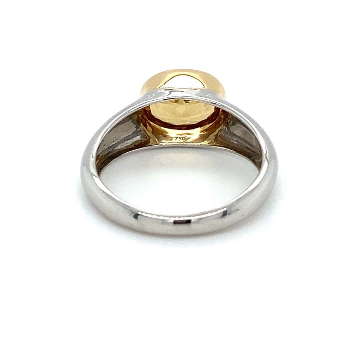 Edelstein Platinring Goldring RG.59 18K Gelbgold 950 Platin