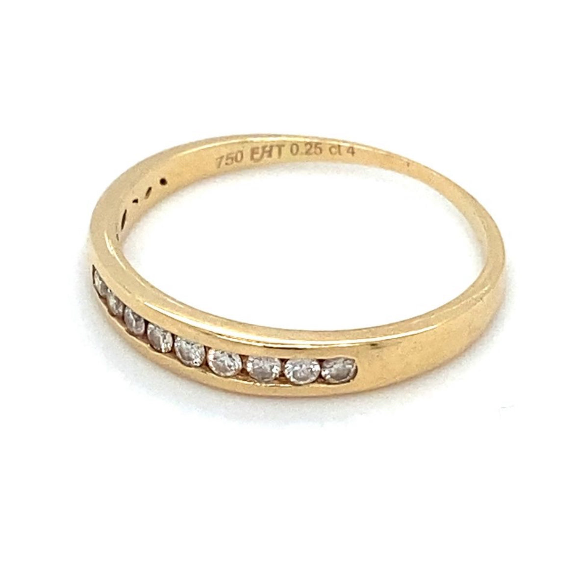 Goldring RG.60 18K Gelbgold Diamantbesatz