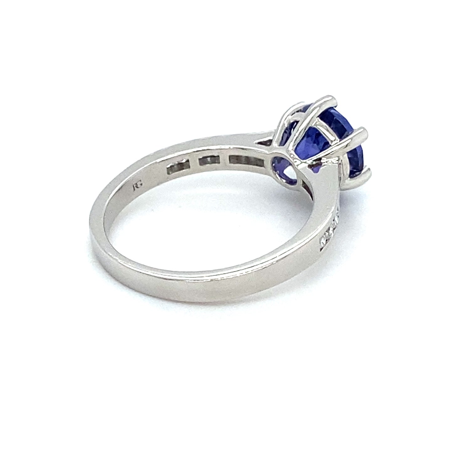 Verlobungsring Platin Ring Edelstein RG:59 Diamant 950 Platin Brillanten