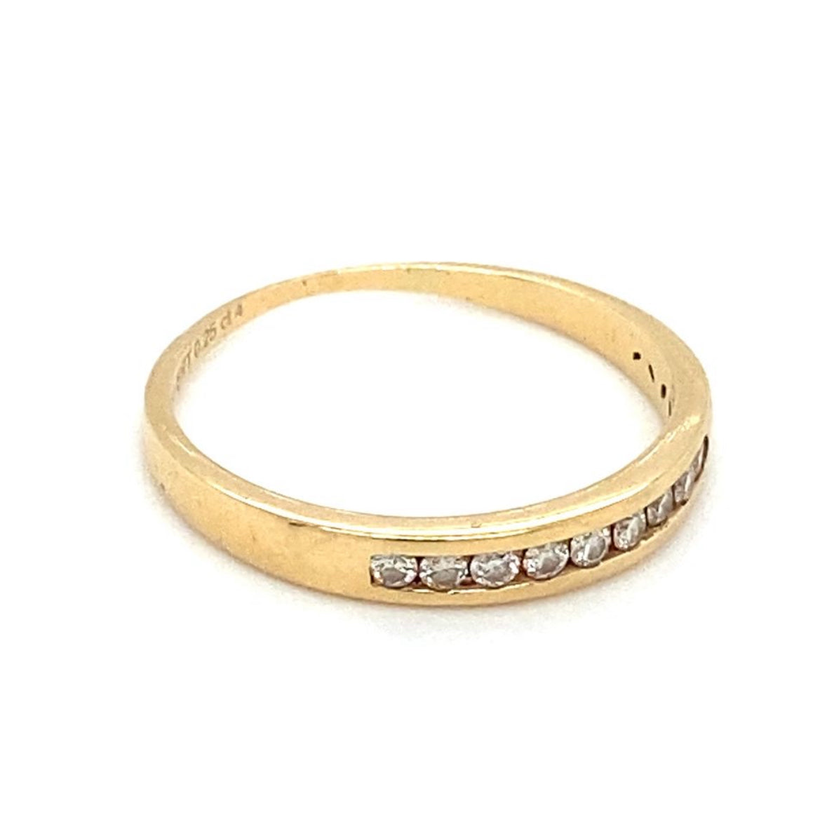 Goldring RG.60 18K Gelbgold Diamantbesatz