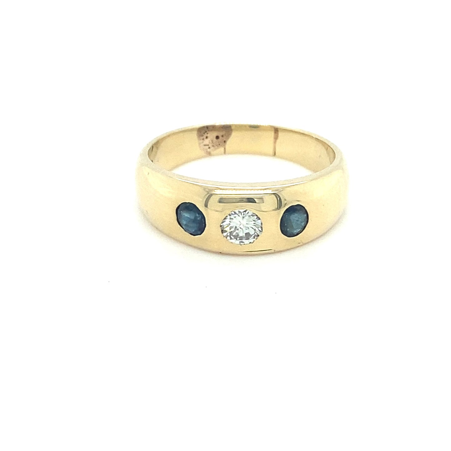 Edelstein Ring RG 59 14K Gelbgold