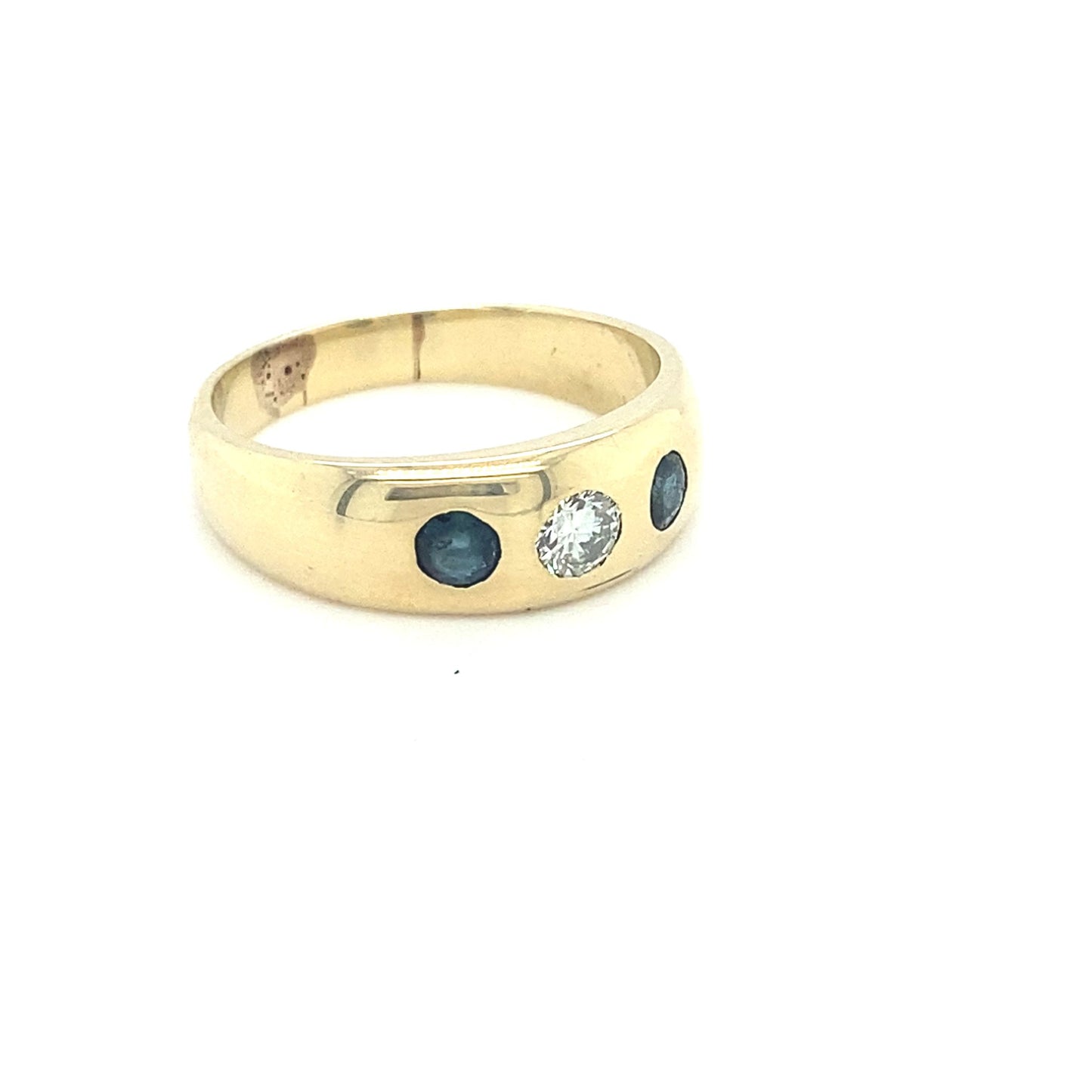 Edelstein Ring RG 59 14K Gelbgold